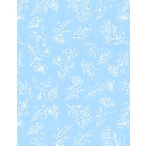 Wilmington Print - Floral Toile Blue