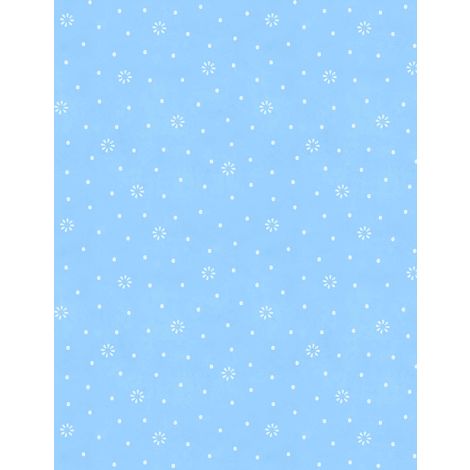 Wilmington Print - Floral Dot Blue