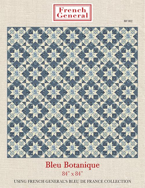 Bleu Botanique Pattern | French General