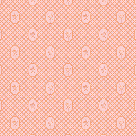 Lattice - Tangerine by Flora and Fauna Collection