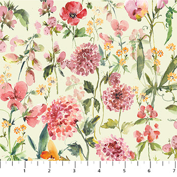 BLOOMING MEMORIES - Green Floral