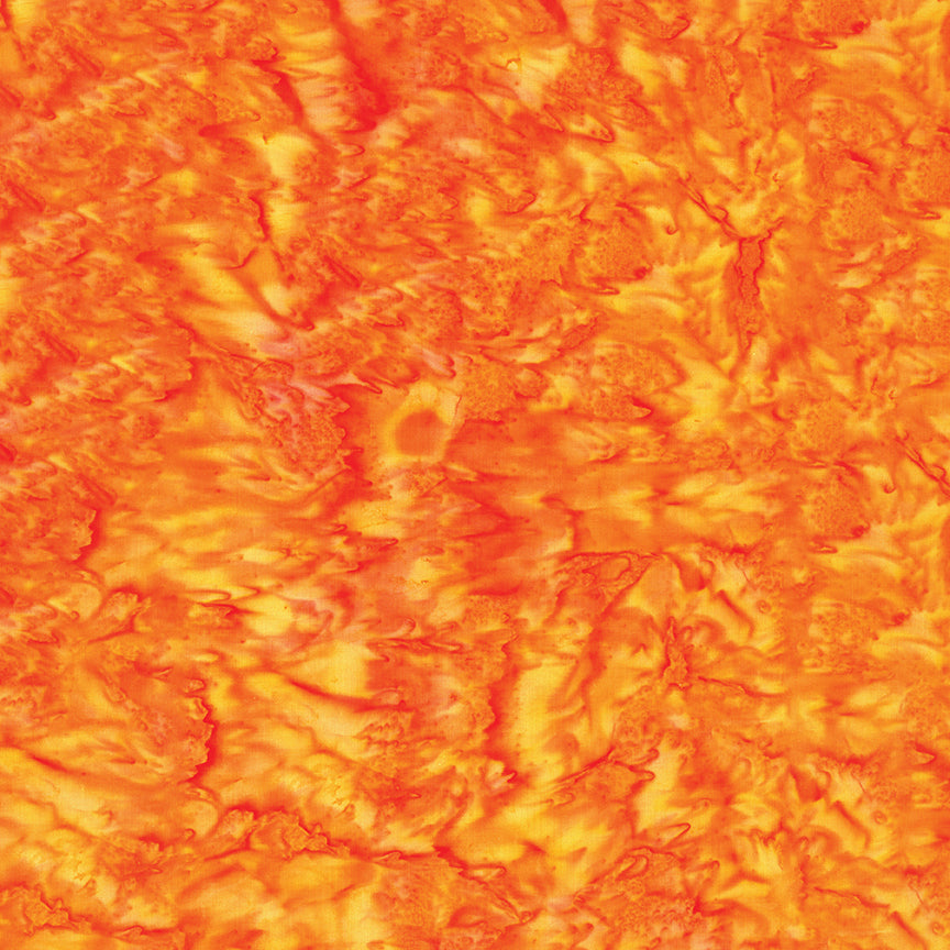 Espressions Batiks Hand Dyed - Tangerine