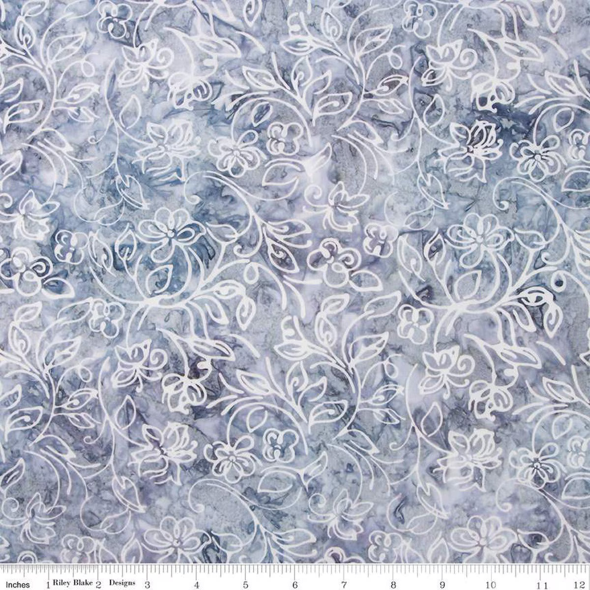 Espressions Batiks Hand Dyed - Fog Gray