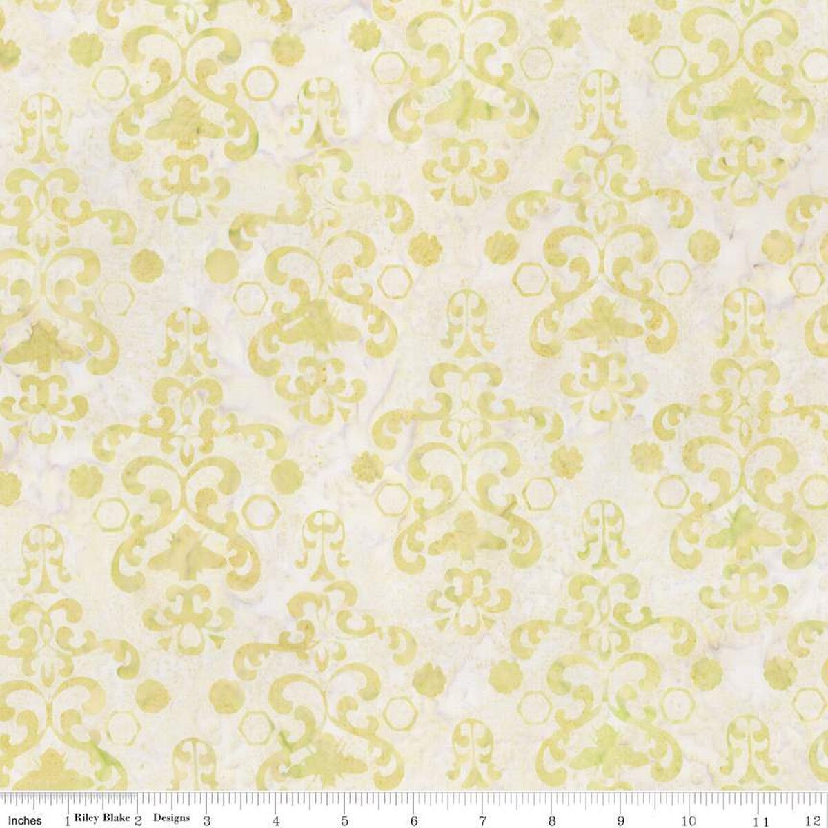 Expressions Batiks Watercolor Daisies Parmesan