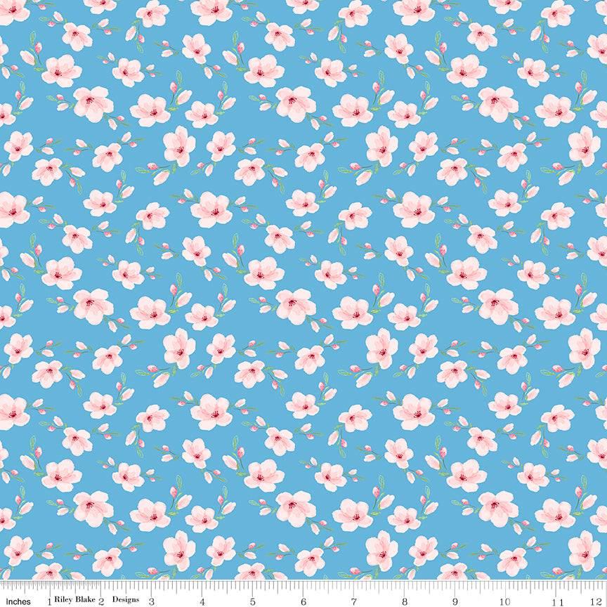 Painted Petals | Blossoms Blue