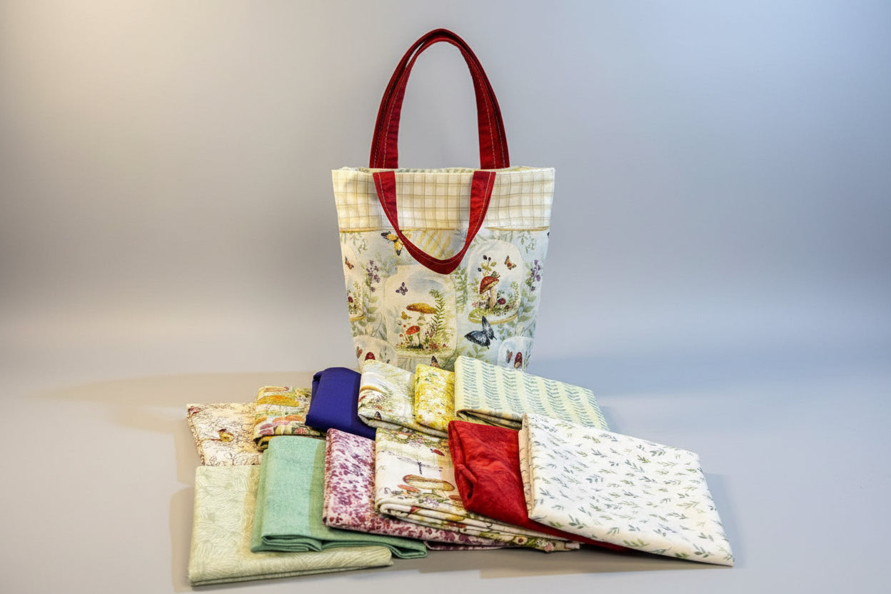 Fat Quarter Bags Mushrooms