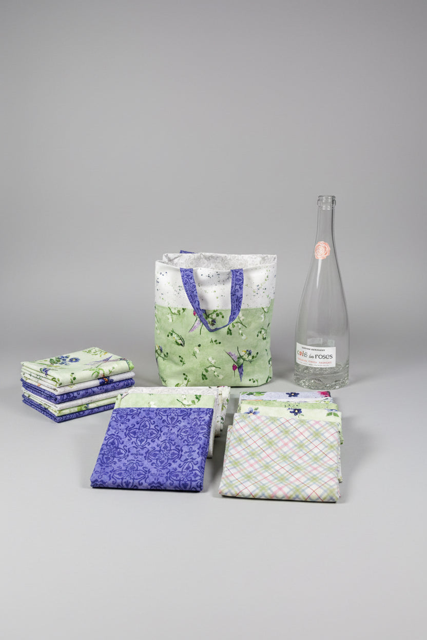 Fat Quarter Bags Floral Flutter collection by Susan Winget