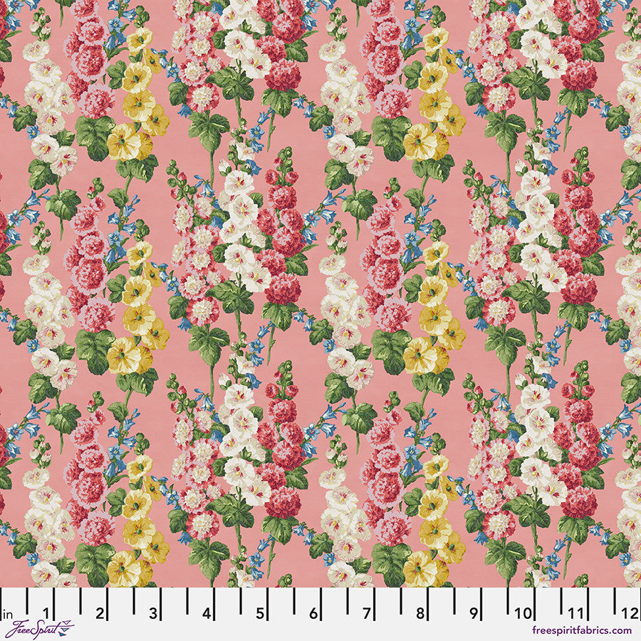 Hollyhocks - Pink || Art of the Garden