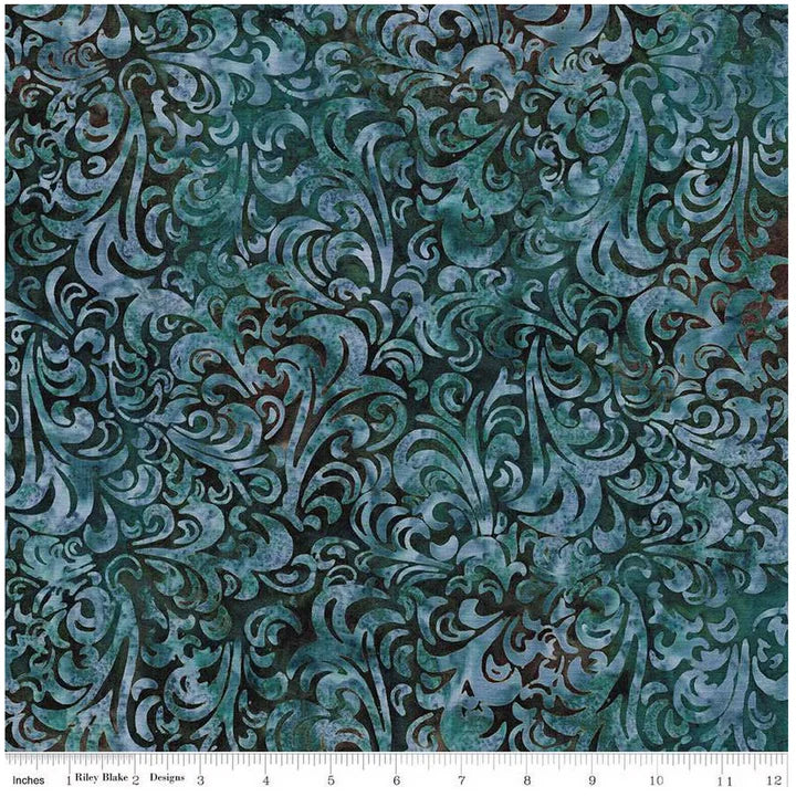 Batiks Elementals Twirl & Swirl Beach Glass