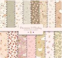 Poppie Cotton | Primrose & Parsley fat quarter bundle - 15pcs