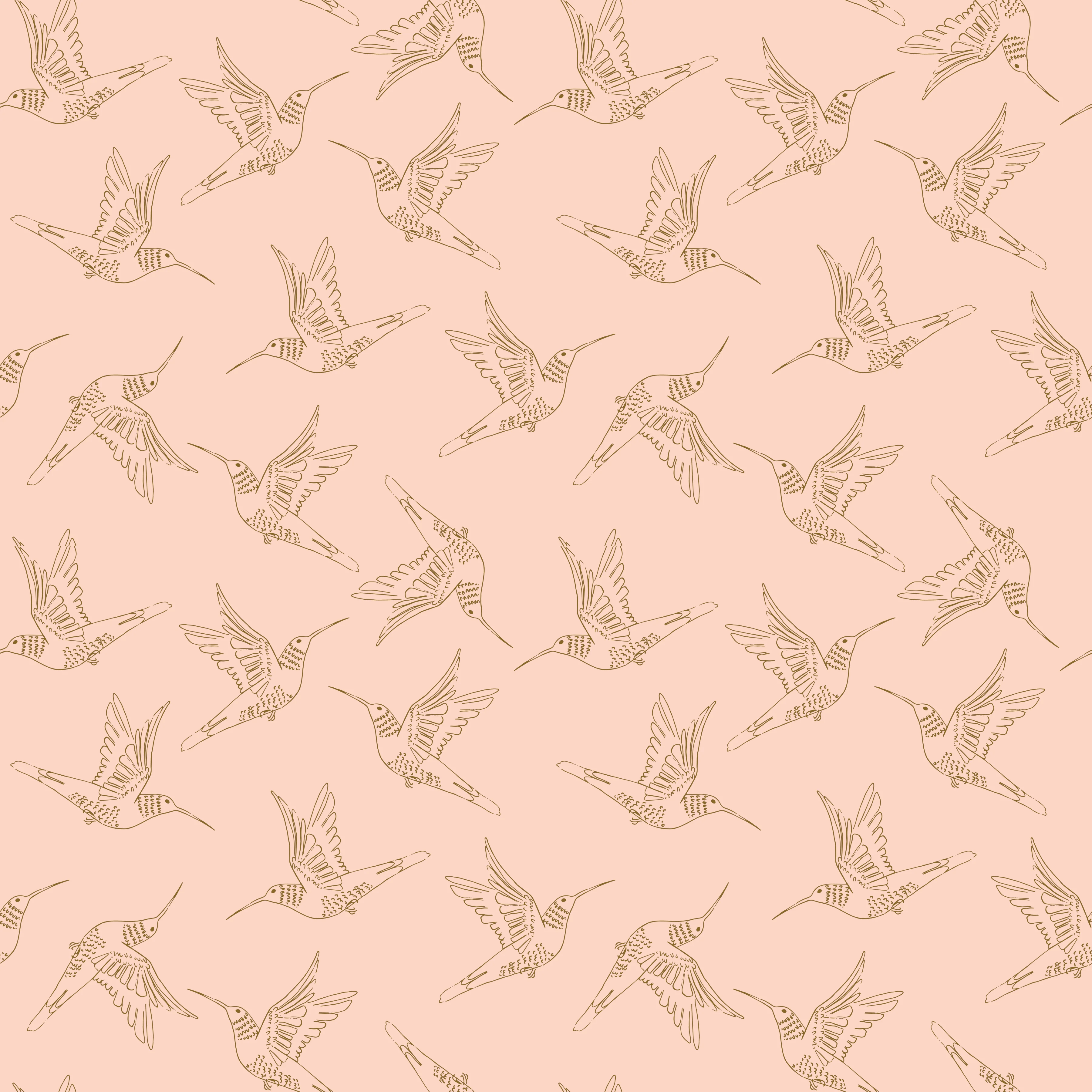 HUMMINGBIRD DANCE PEACH - Serenity Blooms