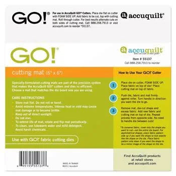 GO! Cutting Mat- 6x6