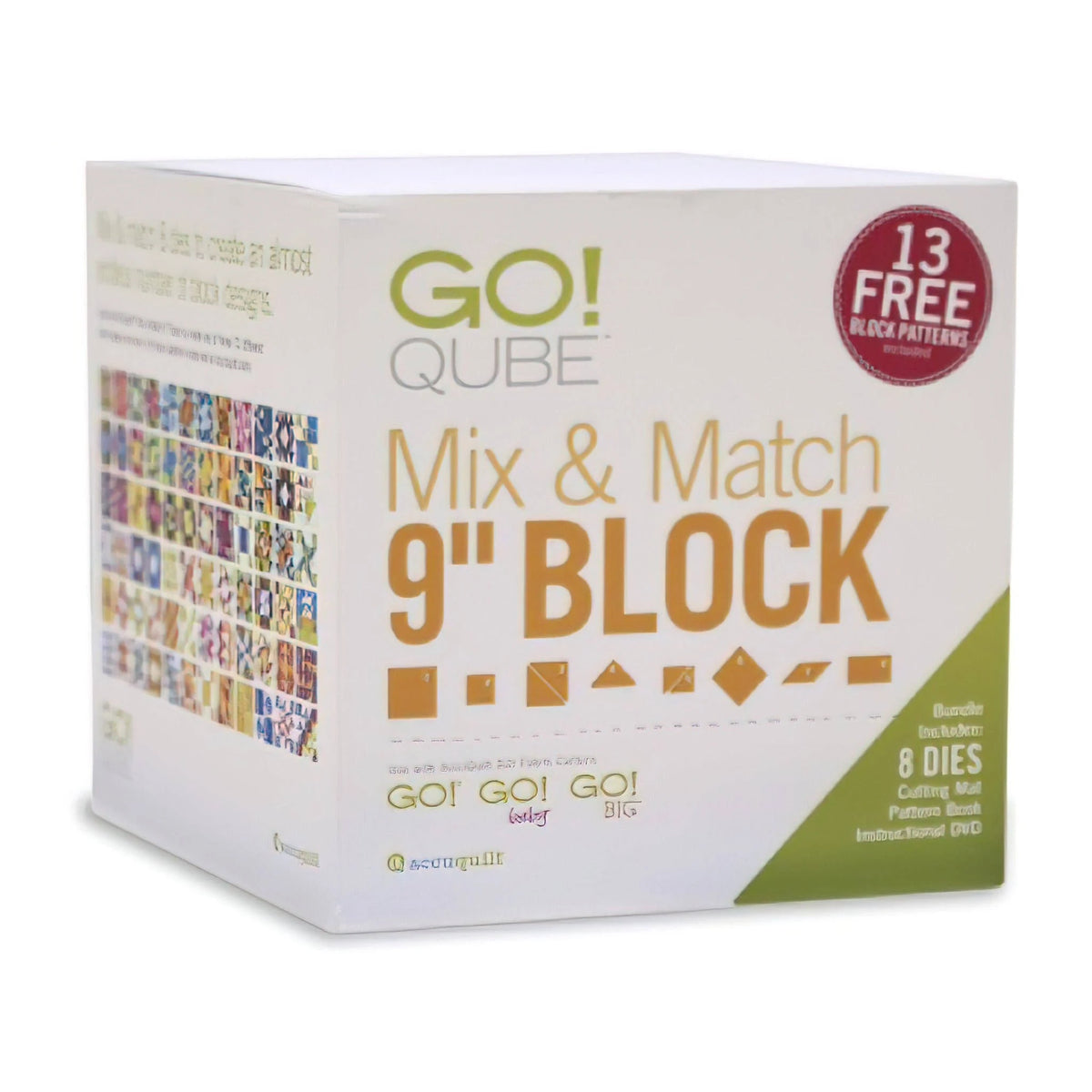 Accuquilt GO! Qube Mix & Match 9" Block