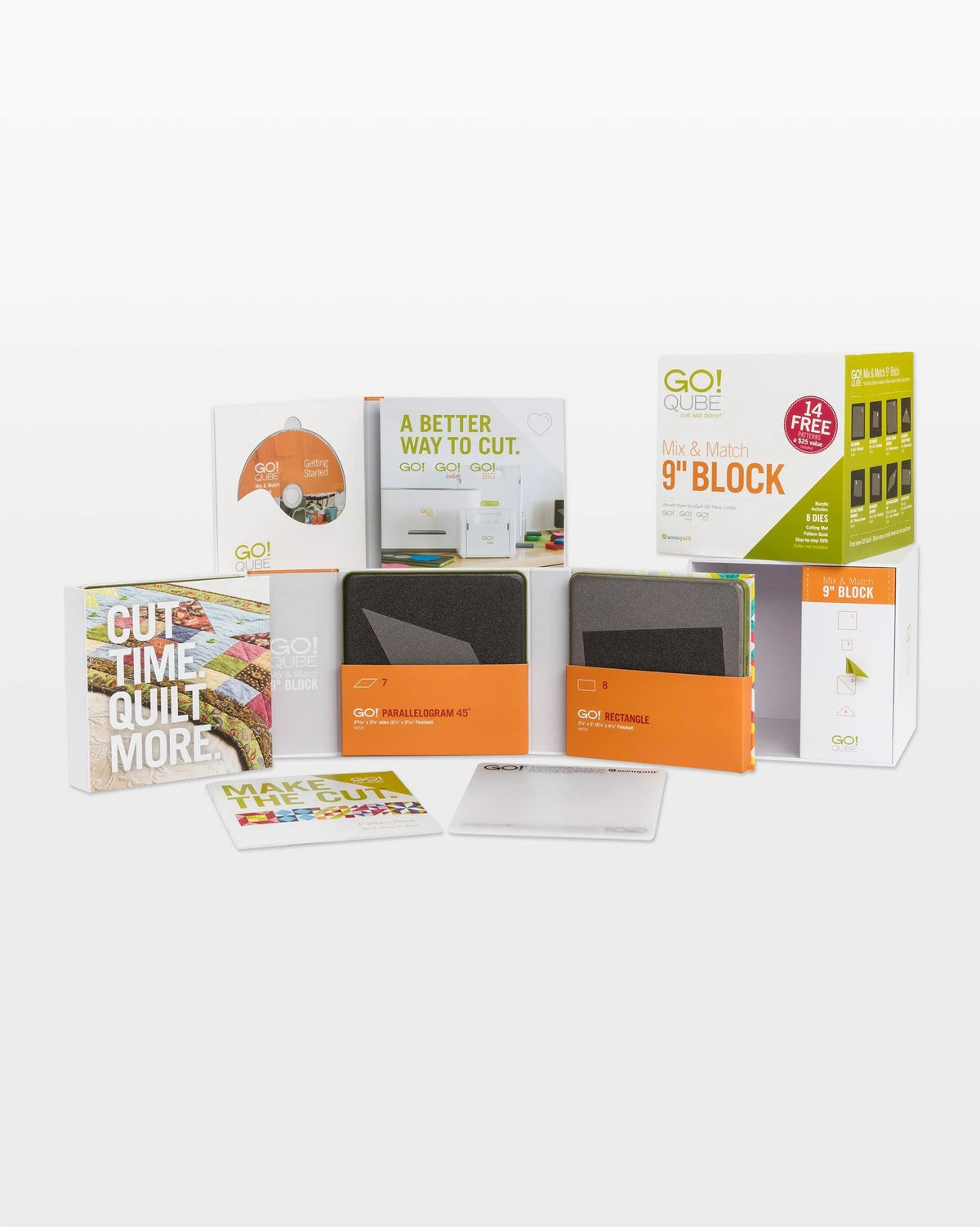 Accuquilt GO! Qube Mix & Match 9" Block