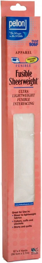 Pelon Fusible Sheerweight 15 x 3 yds