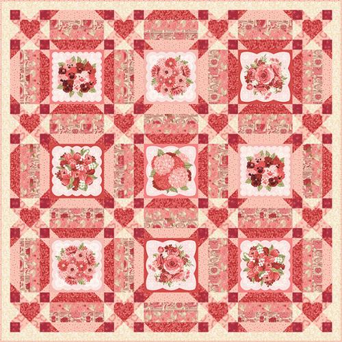 Je T'aime Quilt Kit