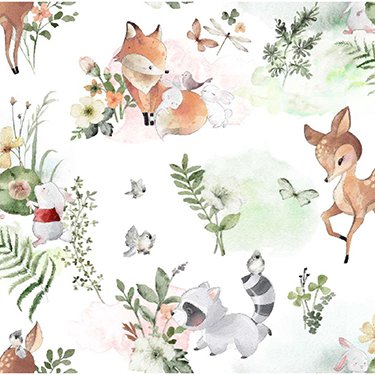 Nursery Flannel 1986-4032 (80526) Nature Baby