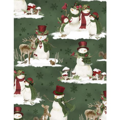 Wilmington - Scenic Snowmen Green