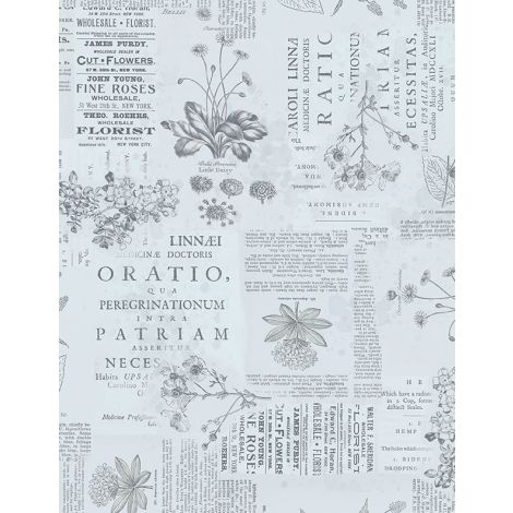 Floral Monograph Blue