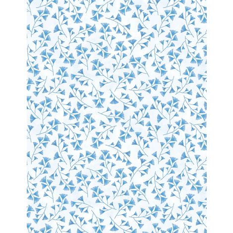 Wilmington Print - Ferns All Over White