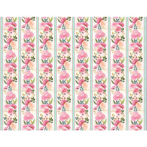 Wilmington Prints Fabrics Repeating Stripe Multi