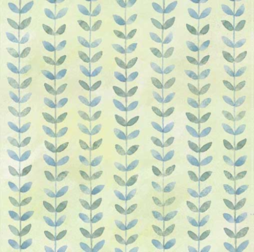 Spring Creative, Intriguing Mushrooms Green - Mushroom Stripe