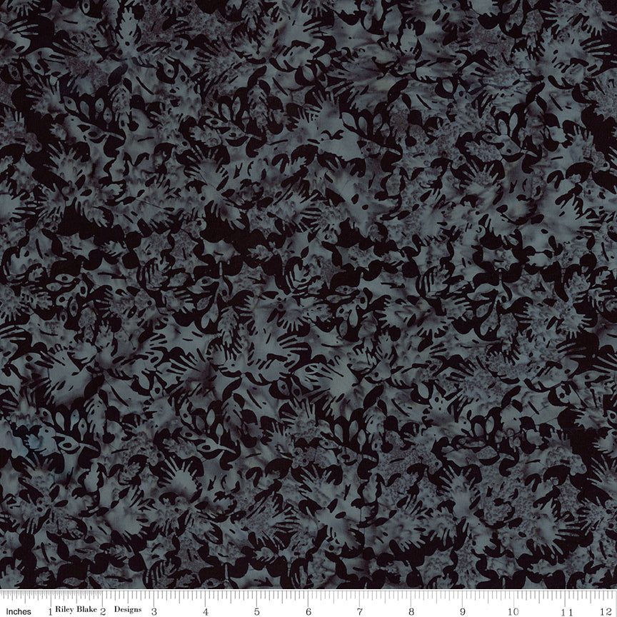 Batiks Holiday Charm Charcoal