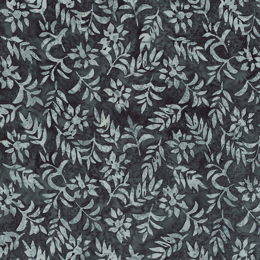 Batiks Holiday Charm Storm Cloud