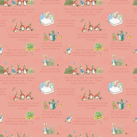 The Tale of Peter Rabbit Text Coral