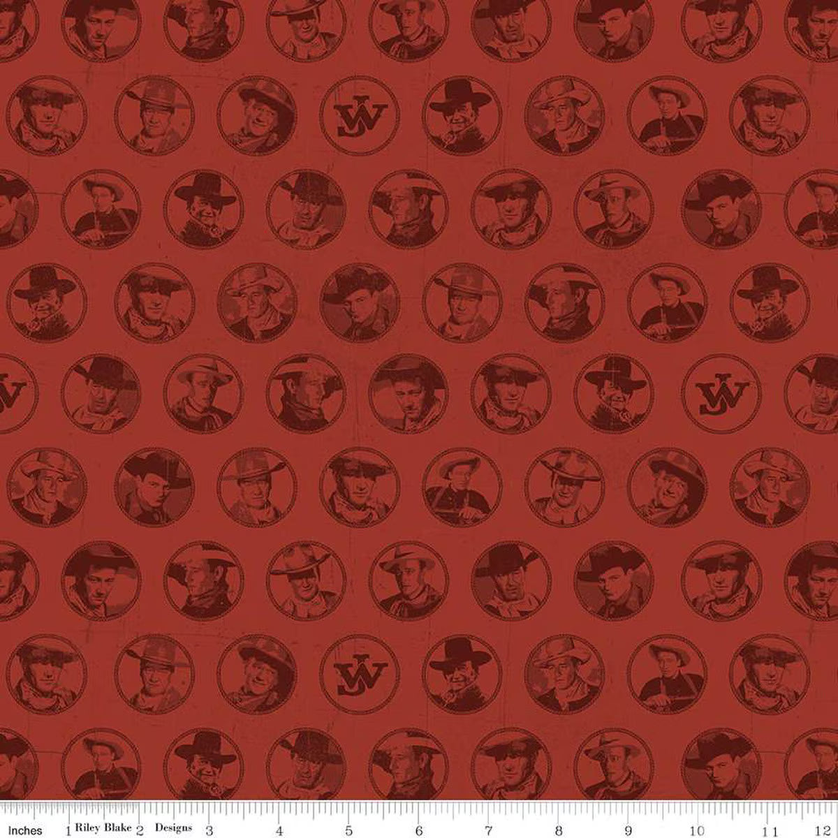 John Wayne American West Circles Red