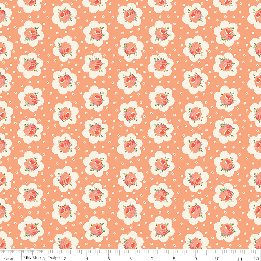 Tea Tin Rose Peach