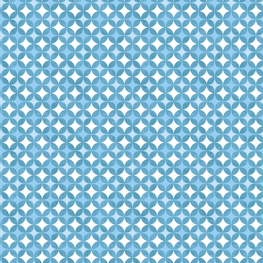 Painted Petals | Geo Circles Blue