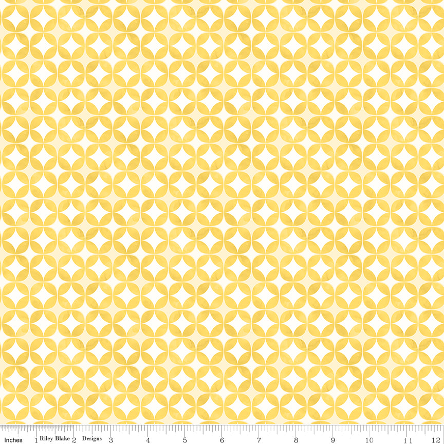 Painted Petals | Geo Circles Yellow