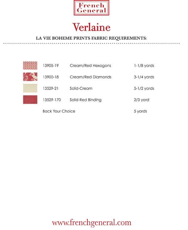 Verlaine Pattern | French General