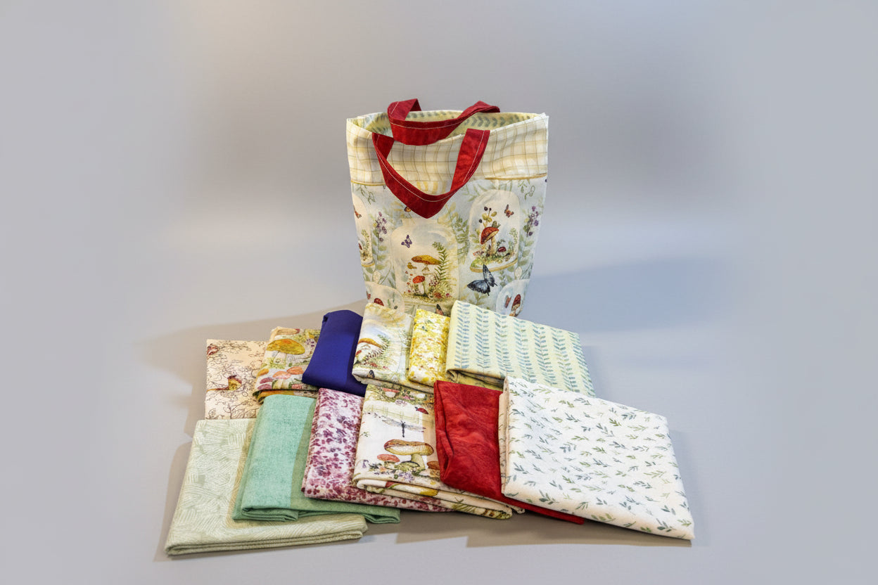 Fat Quarter Bags Mushrooms