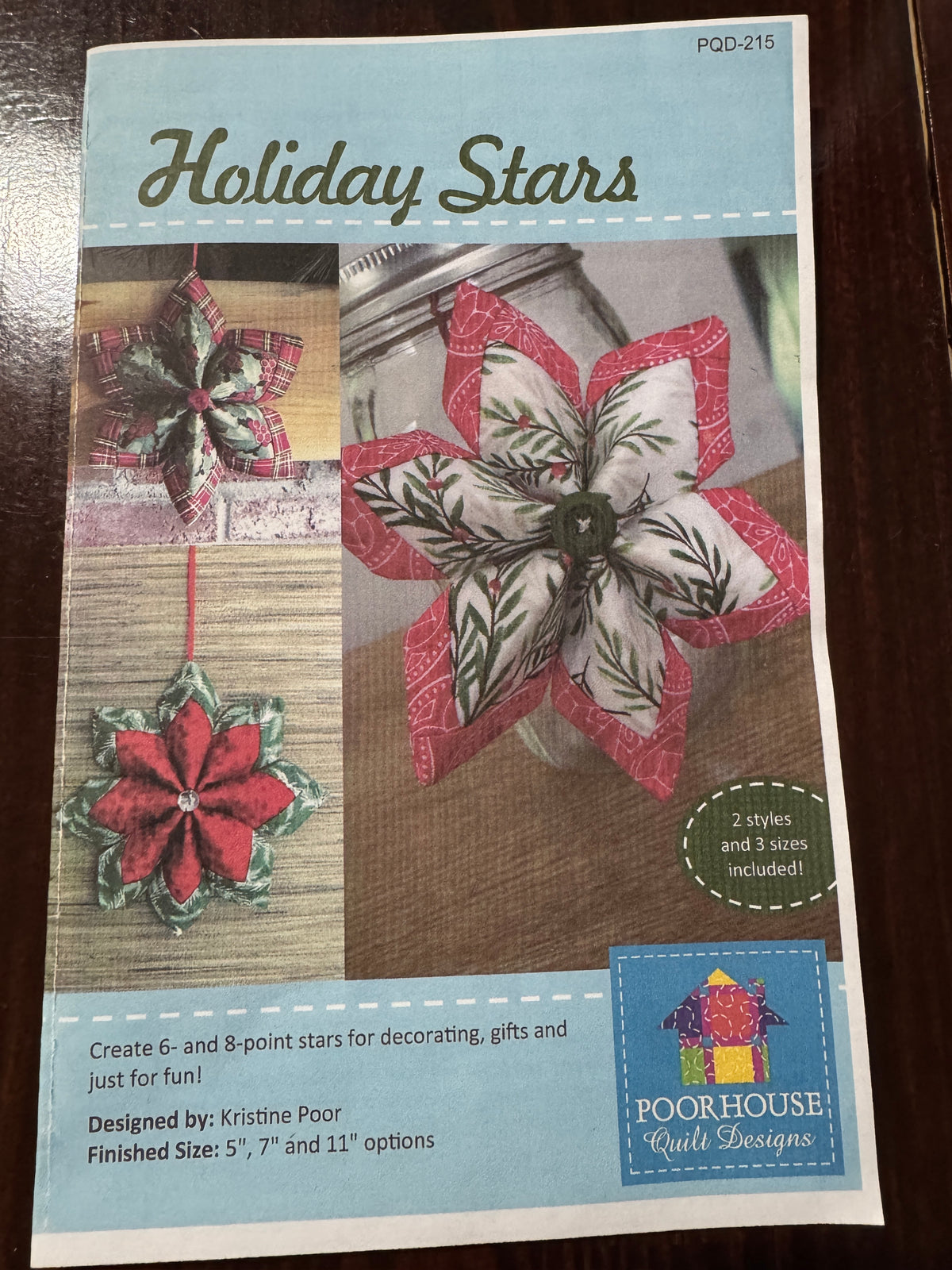 Eight point Star Class | Evening Sip and Sew or Daytime luncheon