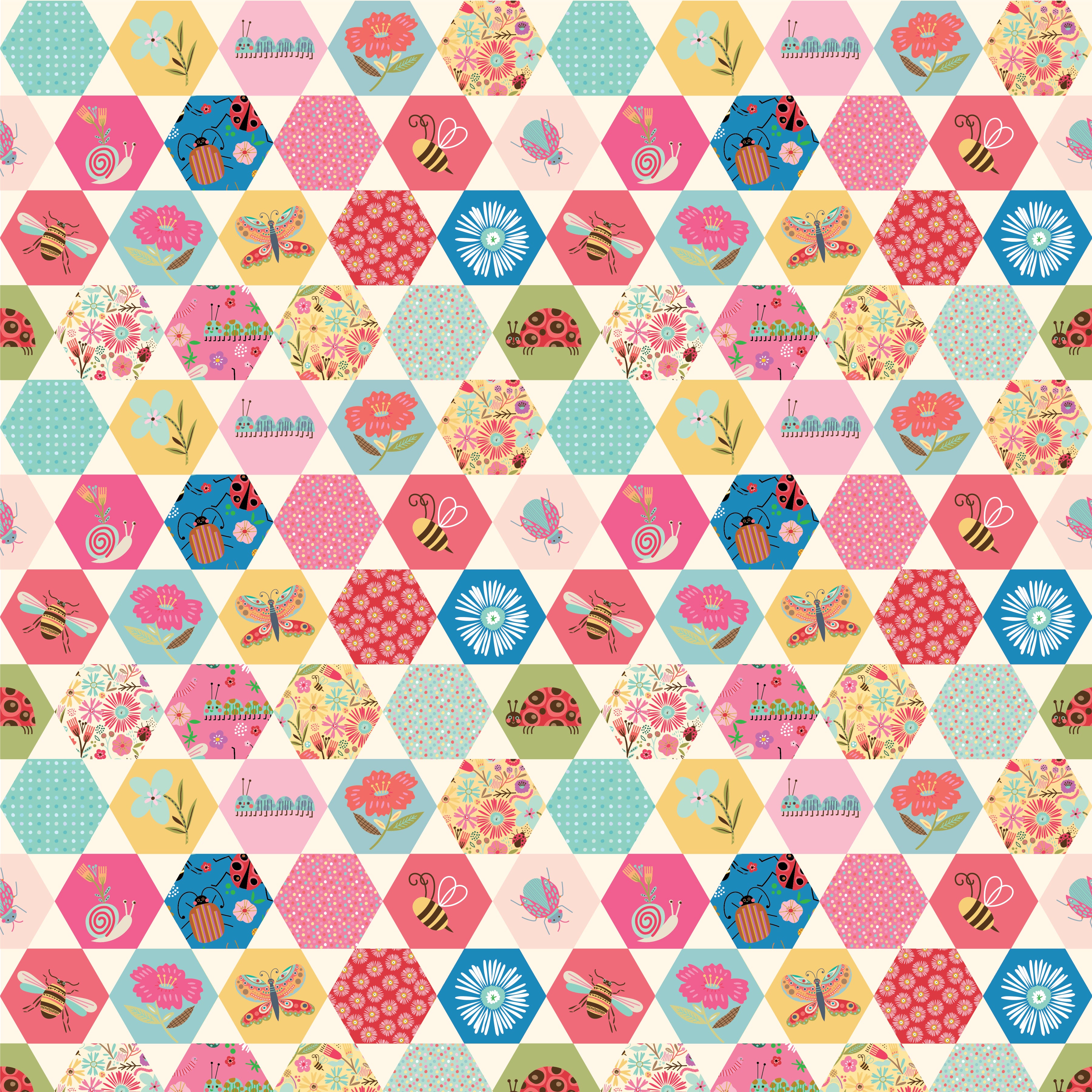 Hey Love Bug | 10" precut 42 prints