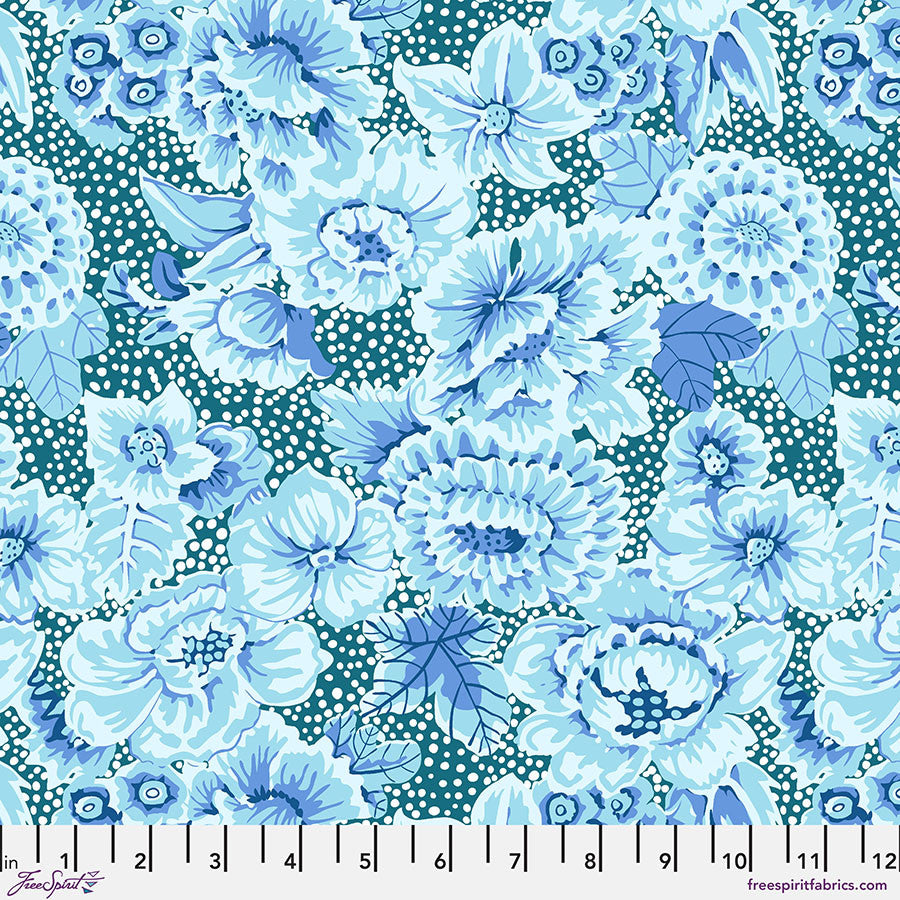 Floral with Dots - Blue || Kaffe: From the Archives
