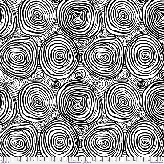 Onion Rings - Backing Fabric - Black