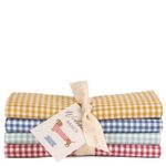Gingham Wideback Quarter Cut Bundle 4pc- 52inx19in