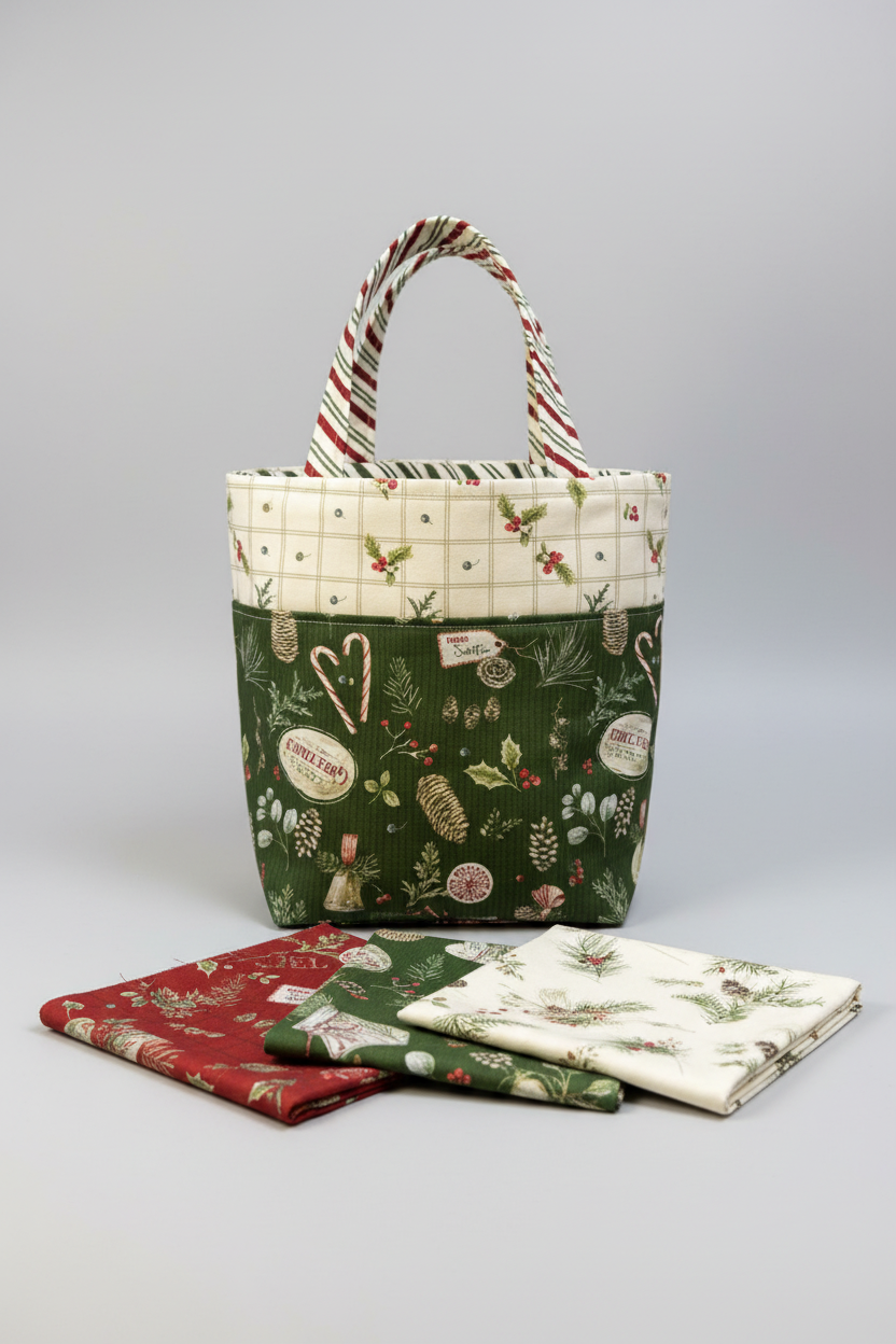 Christmas Fabric Tote Bag