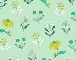Mint Wild Bloom |  Moonlit Garden Collection