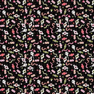 Poppie Cotton | Not Scary | 5" squares  - 42 prints